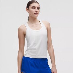 LULULEMON | Swiftly crop tank | M| White